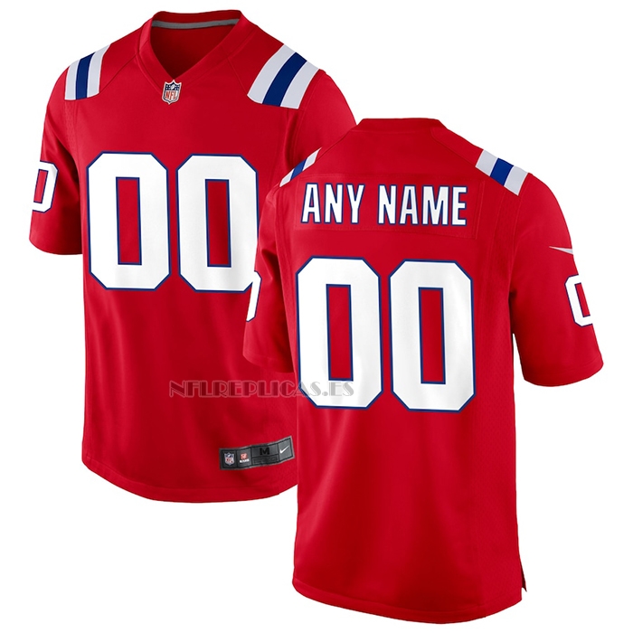 Camiseta NFL Game New England Patriots Personalizada Alterno Rojo